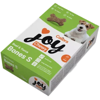 Calibra Joy Dog Chewy Beef & Yucca Bones S 1000g