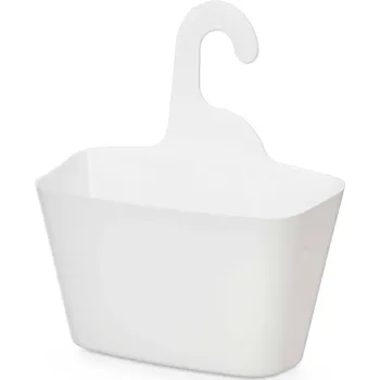 Koupelnový nábytek Berilo Bílý koupelnový košík, 14,5 x 28 x 31,5 cm