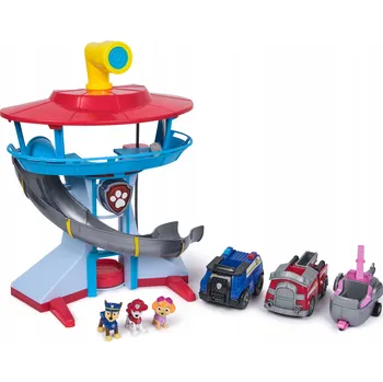 autíčko Spin Master Paw Patrol Lookout Tower & Vehicles Playset