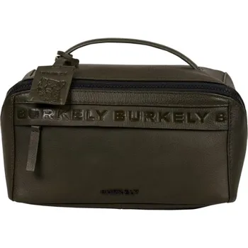 Kosmetická taška BURKELY Kožená toaletní taška 1000832.64.71 zelená