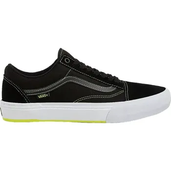 Pánské cyklistické tretry Boty - VANS BMX Old Skool - Black / Neon Yellow 43