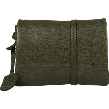 BURKELY Kožená crossbody kabelka Natural Norah 1000815.04.74 tmavě zelená