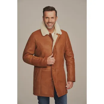 Pánský zimní kabát Pánský zimní kabát z ovčí kůže - Kožich dubeňák (XL - 56)