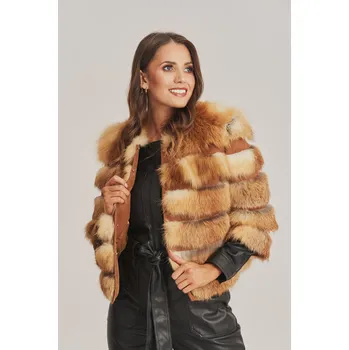 Dámský kožich Luxusní dámský kožíšek (S - 36)