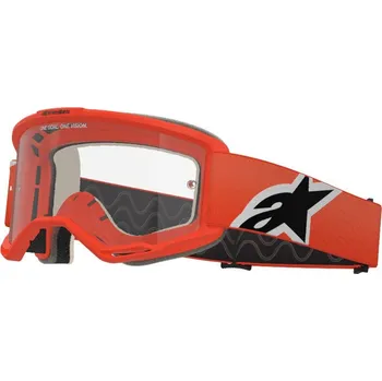 Helma na motorku Motokrosové brýle Alpinestars Vision 5 Corp orange/clear