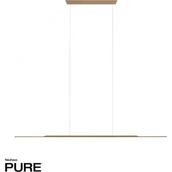 PAUL NEUHAUS Závěsné svítidlo PURE Surface 125x25 nastavitelná výška 3000K bronz 2301-97