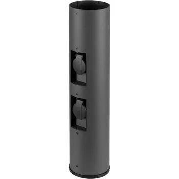 Venkovní osvětlení BIG WHITE (SLV) M-POL 60 Sloup, dvě zásuvky, antracit, 53,4cm 1008474