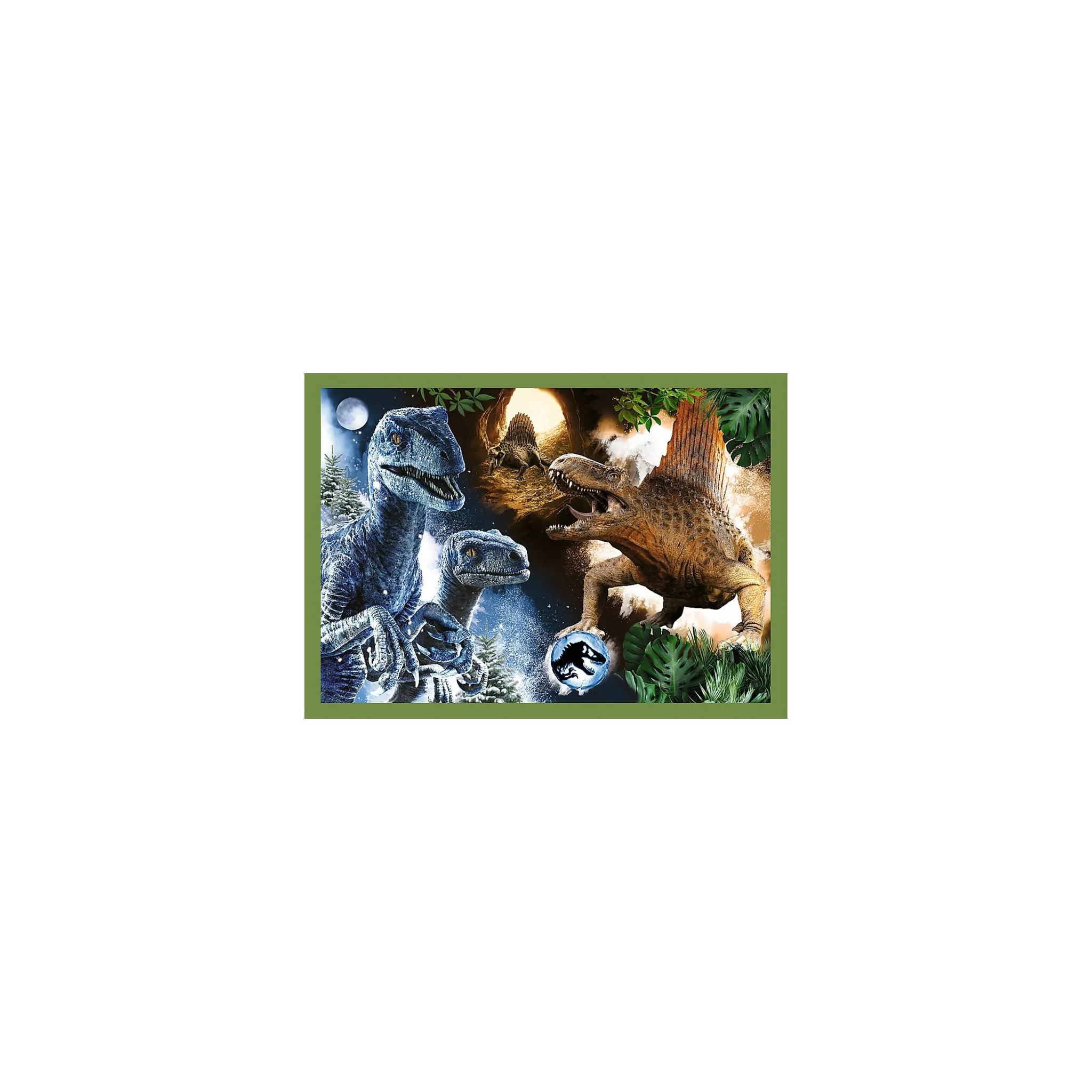 Fotografie 4 - Puzzle Trefl Jurassic World Dominion 4v1 35/48/54/70 dílků