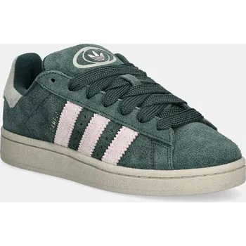 Dámská obuv Semišové tenisky adidas Originals Campus 00s W, 37 1/3, zelená, 77X