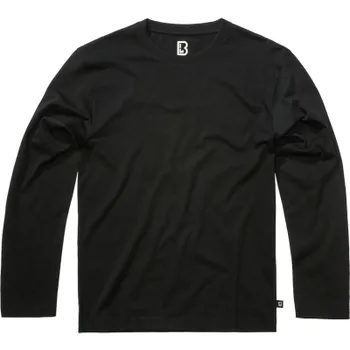 Pánské triko Premium Longsleeve Shirt, Brandit, černá, 7XL