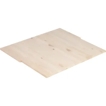 Dílenský regál Astigarraga Nova Regálová police, 74 × 65 × 1,6 cm, borovicové dřevo, nosnost: 35 kg NVME00.99