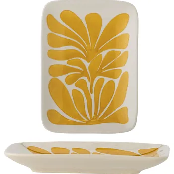 Talíř Bloomingville Keramický talířek Fauni Yellow