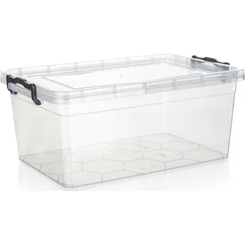 Úložný box Brilanz Box univerzální Gema 14 l průhledná