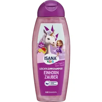 Šampon Isana dětský šampon s kondicionérem jednorožec 300 ml