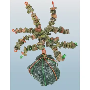 Strom života s unakitem cca 10 cm