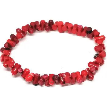 Náramek Korálový náramek skládaný, natur