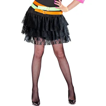 Karnevalový doplněk Černá sukně krajka
