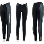 Dámské elastické kalhoty CRUSSIS - ONE, černá/bílá vel. S