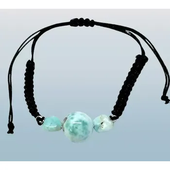 Náramek Exkluzivní larimarový náramek shamballa