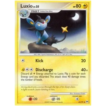 Sběratelská karetní hra Pokémon AR 043/099 Luxio Lv.25 - Arceus Stav: Excellent, Verze: NORMAL