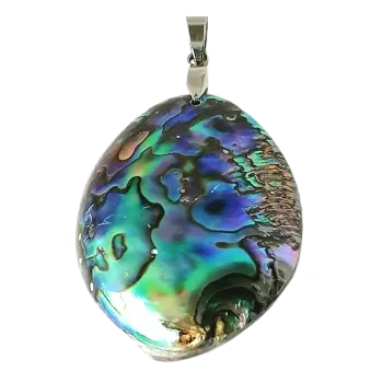 Přívěsek Paua mušle oboustranná, přívěsek