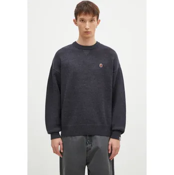 Dámský svetr Vlněný svetr A Bathing Ape One Point, XL, šedá, 90X