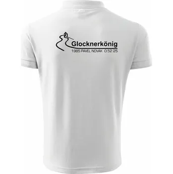 Pánská košile Glockner - Polokošile pánská Pique Polo 203 - 3XL ( Bílá )