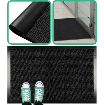 Hotová gumová textilní rohožka venkovní 60 x 80 cm