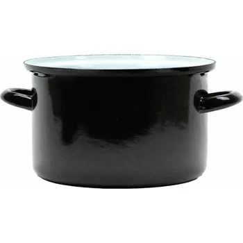 Hrnec Sfinx Smaltovaný hrnec Standard, 22 cm, 4,5 l, černá
