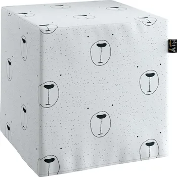 Taburet Žlutý Tipi Puf kostka Nano 500-06