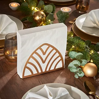3Pagen Stojánek na ubrousky zlatá