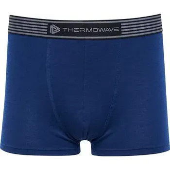 Boxerky Pánské funkční boxerky MERINO LIFE Thermowave modrá velikost oblečení XXL