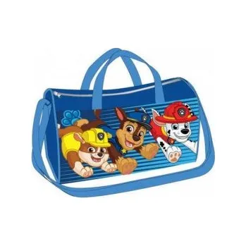 Sportovní taška Setino - Dětská sportovní / cestovní taška Tlapková Patrola - PAW PATROL - tm. modrá