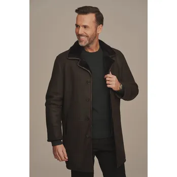 Pánský zimní kabát Pánský kožešinový kabát - Pravý kožich (L - 52)