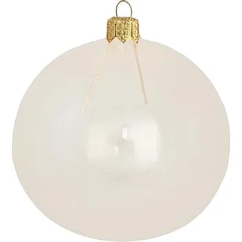 Vánoční ozdoba Čirá ozdoba v krémové barvě