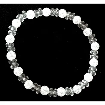 Náramek Luxusní náramek z křišťálu – 6mm kuličky AA kvalita pro esoteriku a feng shui