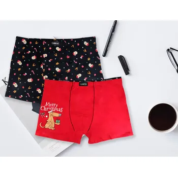 Boxerky FANNIFEN Vánoční Sada: Bavlněné Vánoční boxerky G5180 Velikost: 2XL