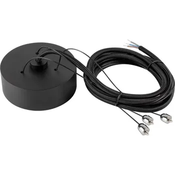 Příslušenství pro svítidlo BIG WHITE (SLV) DECONA Sada pro zavěšení svítidla, délka závěsu 150cm, černá 1008587