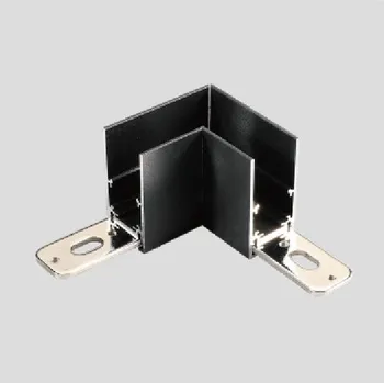 Bodové svítidlo Kama Lights® Spojka rohová pro přisazenou lištu H52 Barva: Černá, Spojka: Horizontální