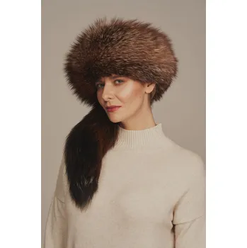 Čepice Kožešinová čepice z lišky (XL - 42)