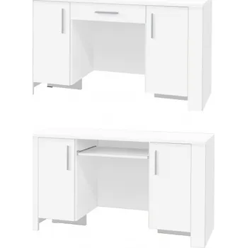 Psací stůl Jurek Psací stůl 17 Cezar Barevné provedení: Bílá, PROVEDENÍ STOLU: se ŠUPLÍKEM