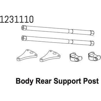 RC náhradní díl Absima 1231110 - Hinge & Pivot Body Mount CR4.4