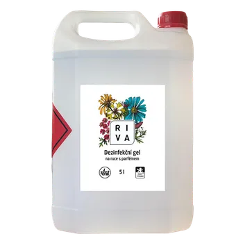 Dezinfekce Dezinfekční gel na ruce Riva, s parfémem, 5 litrů