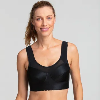 Podprsenka Miss Mary Of Sweden Stahující podprsenka Cotton Simplex Miss Mary® s pružnými košíčky , bez kostic černá 90D