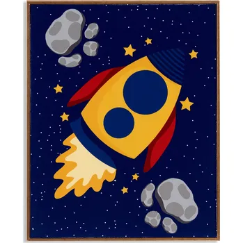 Plakát Giftdecor Plakát v rámu PLANET, vesmír, 41,2 x 51,5 cm