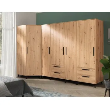 Ložnicová sestava Marek Sestava skříní Arti 2 Nástavec: Bez nástavců