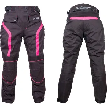 Moto kalhoty W-TEC Dámské moto kalhoty Durmanes Lady černo-růžová - S