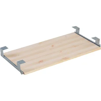 Dílenský regál Astigarraga Nova Regálová police výsuvná, 71 × 37 × 8 cm, borovicové dřevo NVEX00.99