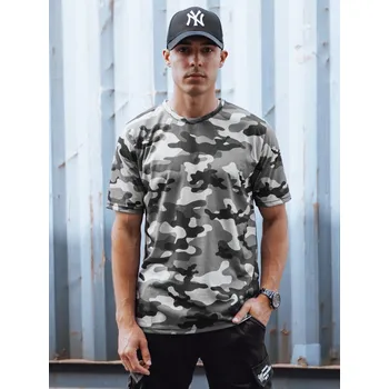 Pánské tričko maskáčový vzor RX5588 Barva: Tmavě Šedá, Velikost: L