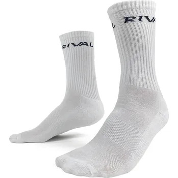 Pánské ponožky Boxerské ponožky Rival Crew 3 páry - bílé